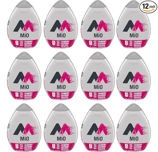 MiO Sugar-Free Cranberry Raspberry Naturally Flavored Liquid Water Enhancer 12 Count 1.62 fl oz
