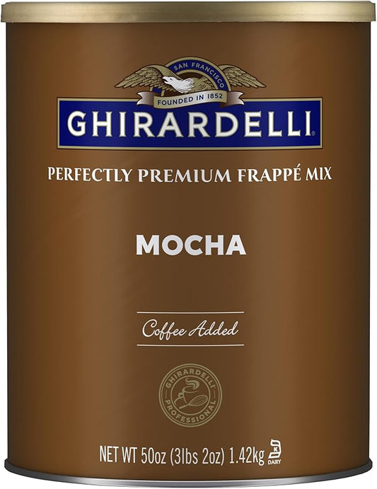 Ghirardelli Mocha Frappe, Powder, 3.12 lb