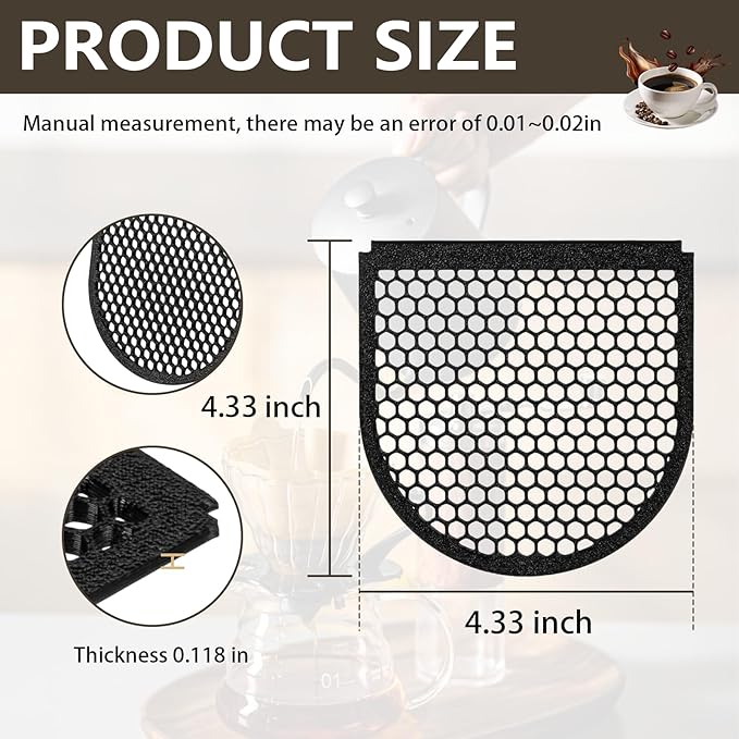 For Keurig Mini, Drip Tray Cover, Fit Snap-On Replacement Part, for Keurig Accessories for K-Mini Coffee Maker(Two-Piece)