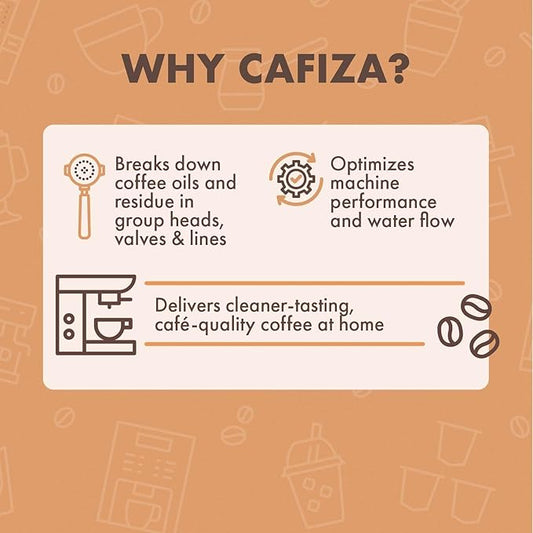 Urnex Cafiza Professional Espresso Machine Cleaning Powder 566 Grams - 3 Pack