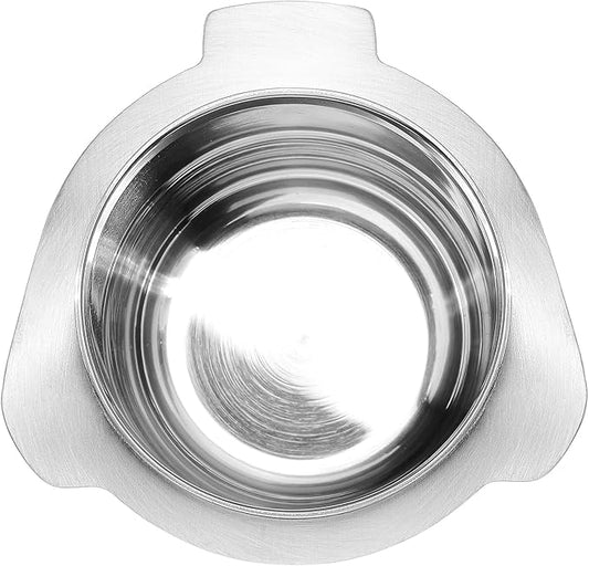 Normcore 53.3mm Portafilter Dosing Cup, 304 Stainless Steel, Mirror-polished Inside, Compatible with 54mm Breville Sage Portafilters, Brushed Silver