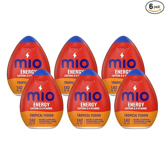 Mio Energy Liquid Water Enhancer, Tropical Fusion, 1.62 Ounce (Pack of 6)