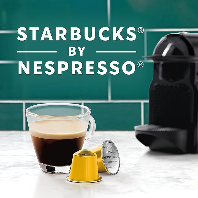 Starbucks by Nespresso Coffee Capsules, Blonde Espresso Roast, 10 CT