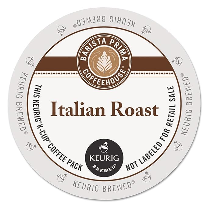 Barista Prima Coffeehouse® Single-Serve Coffee K-Cup® Pods, Italian Roast, Carton Of 24