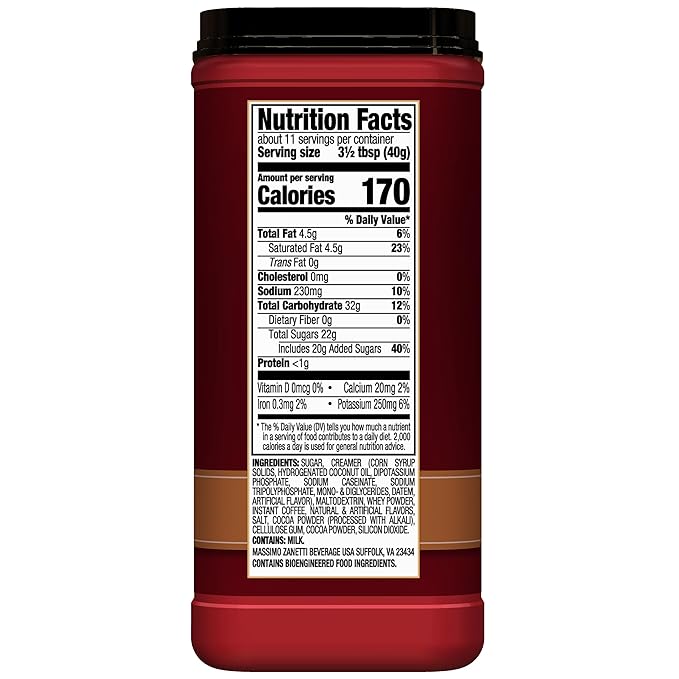 Hills Bros. Cappuccino Mix–Rich, Frothy Coffeehouse-Tasting Instant Drink Mix–Quick and Easy Preparation–Perfect for Hot & Iced Drinks & Creaming Coffee – English Toffee, 1 Pack of 16oz