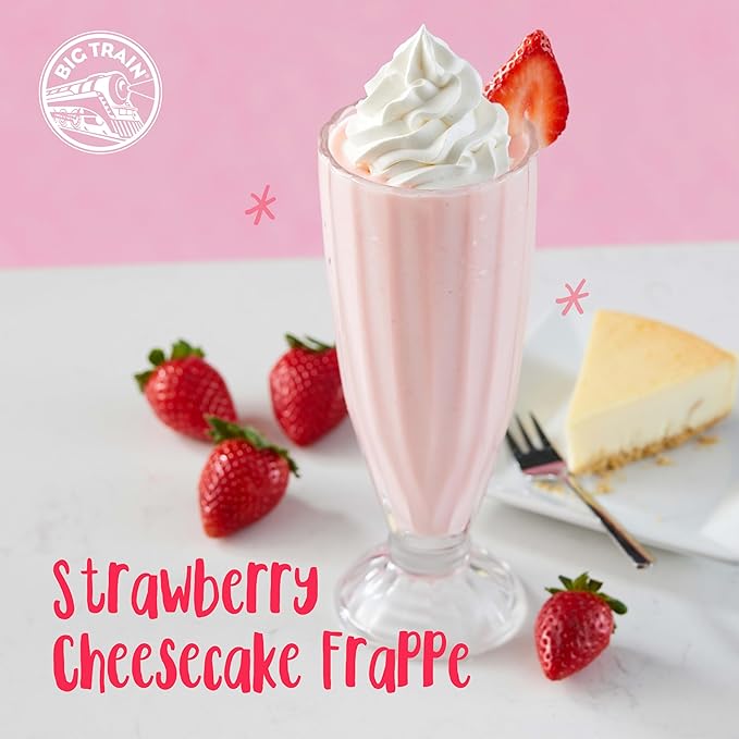 Big Train Strawberry Blended Crème Beverage Mix, 3.5 Pound (Pack of 1)