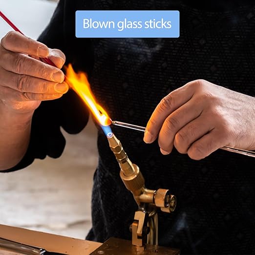 15 Pack Glass Stirring Rods: Diameter 0.196 in Length 8 in Glass Stir Sticks, Borosilicate Glass Stirring Rod for Mixing Lab