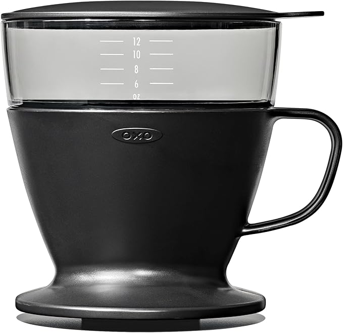 OXO Brew Pour Over Coffee Maker with Water Tank — Matte Black
