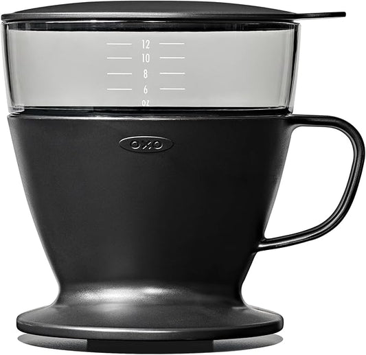 OXO Brew Pour Over Coffee Maker with Water Tank — Matte Black
