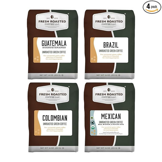 Fresh Roasted Coffee, Unroasted Americas Home Roasting Starter Kit, Kosher