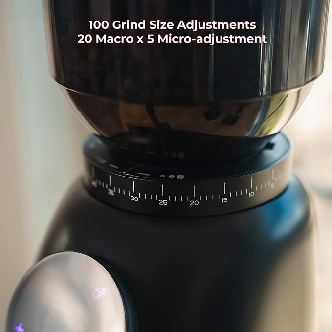 MiiCoffee GF64 Coffee Grinder (Black)