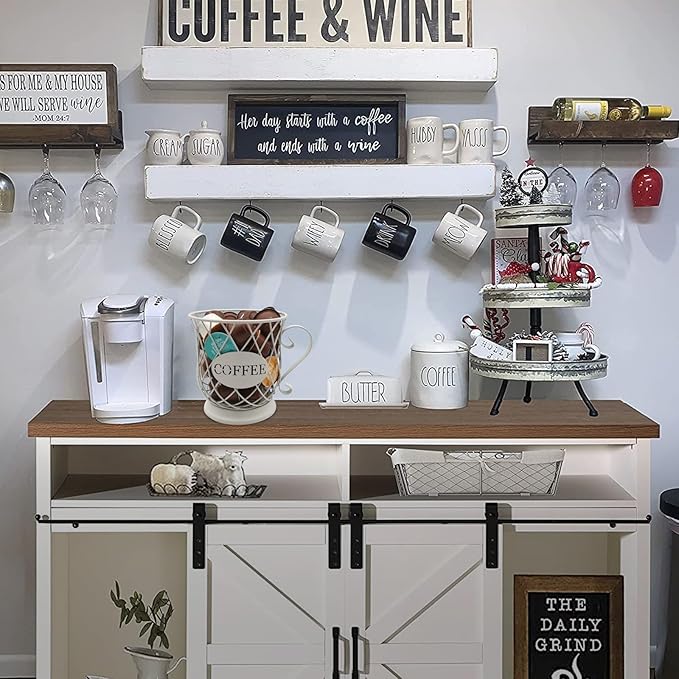 K Cup Organizer, Coffee Pod Storage Basket - Holder for 35 Pods, White