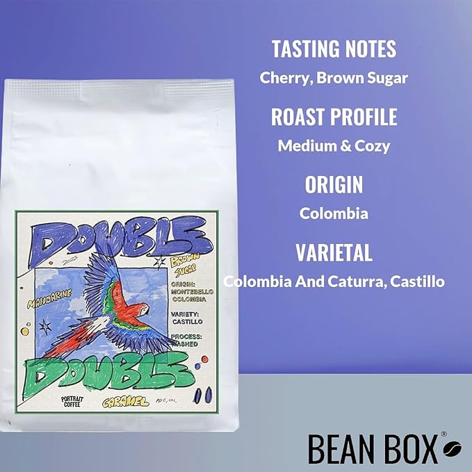 Double Double - Roasted by Portrait Coffee - Whole Bean Coffee - 12 Ounce Bag