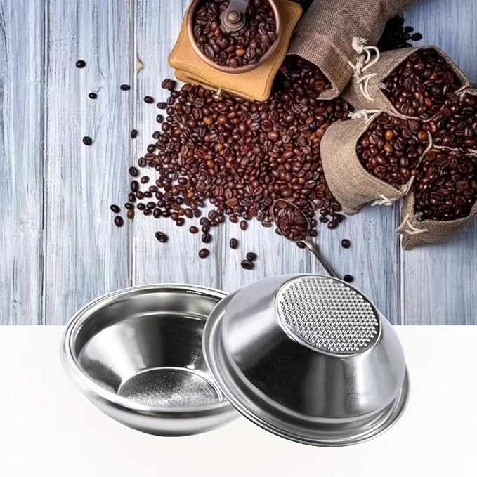 54mm Non Pressurized Filter Basket for Breville 54MM Portafilter, Single Cup Sieve,10 Grams of Powder Capacity,Replacement 54mm Coffee Filter Basket