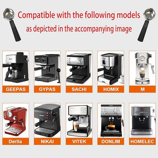 51mm 3-Ear Bottomless Portafilter with CASABREWS Espresso Machine CM5418, 3700Essential & 5418Pro(Filter Basket Included)