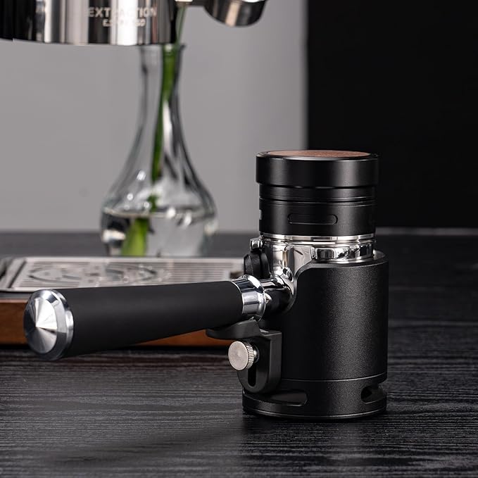 IKAPE Espresso 54mm Portafilter, Coffee Portafilter with Silicone Handle, Fits 54mm Breville Barista Series BES870/878/880 Machine & Solis Barista Machines, with 16g Capacity Filter Basket
