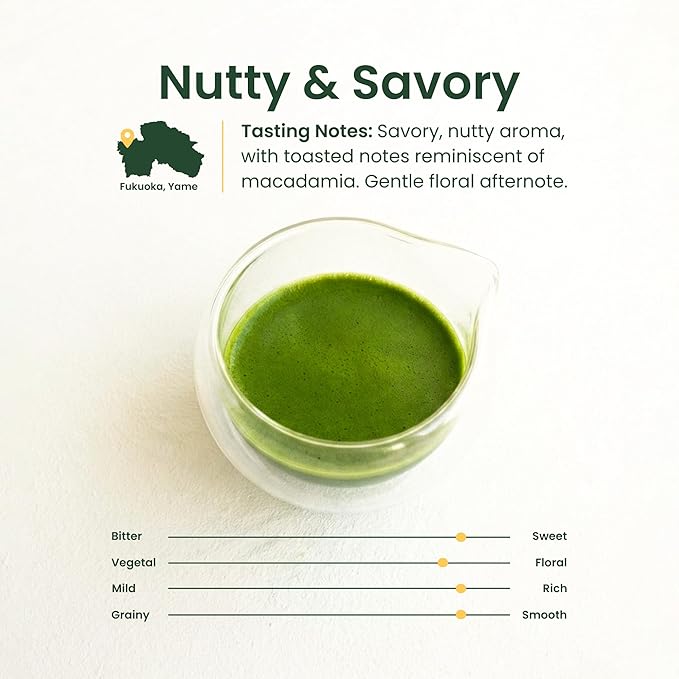 Crafti Ceremonial Grade Matcha Powder | 100% First Harvest | Single Cultivar | Saemidori | Unsweetened Authentic Japanese Matcha Green Tea Powder from Yame, Fukuoka (30g / 1.06oz)