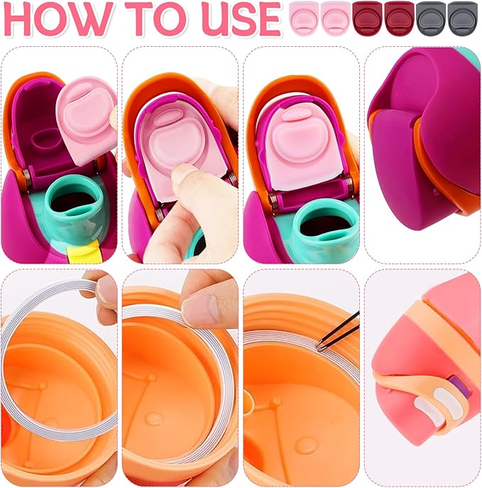 6 Sets Replacement Seal Gasket Stoppers for Owala Freesip 16oz 32oz Cap Mouth,Silicone O Sealing Ring Parts Water Bottle Top Lid Accessories for Owala Freesip 16/19/24/32/40oz（3 colors 4