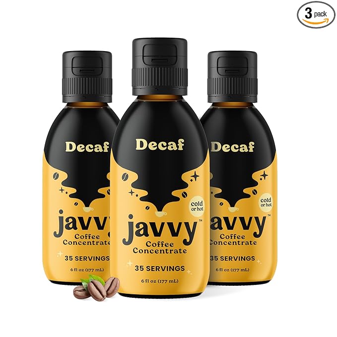 Coffee Concentrate - Cold Brew Coffee, Perfect for Hot or Iced Instant Coffees, Hot Drinks, Cold Brew Concentrate, 3 Pack - Original Decaf
