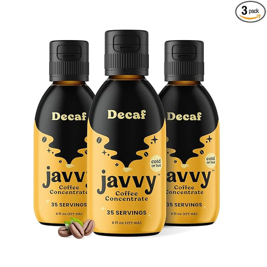 Coffee Concentrate - Cold Brew Coffee, Perfect for Hot or Iced Instant Coffees, Hot Drinks, Cold Brew Concentrate, 3 Pack - Original Decaf