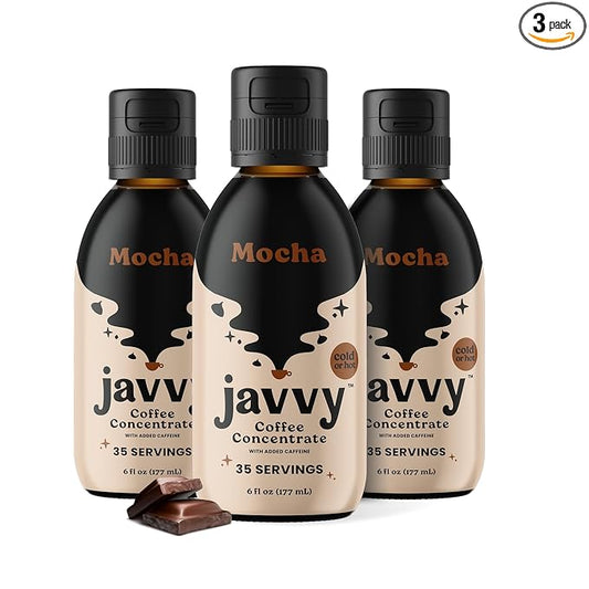 Coffee Concentrate - Cold Brew Coffee, Perfect for Hot or Iced Instant Coffees, Hot Drinks, Cold Brew Concentrate, 3 Pack - Mocha