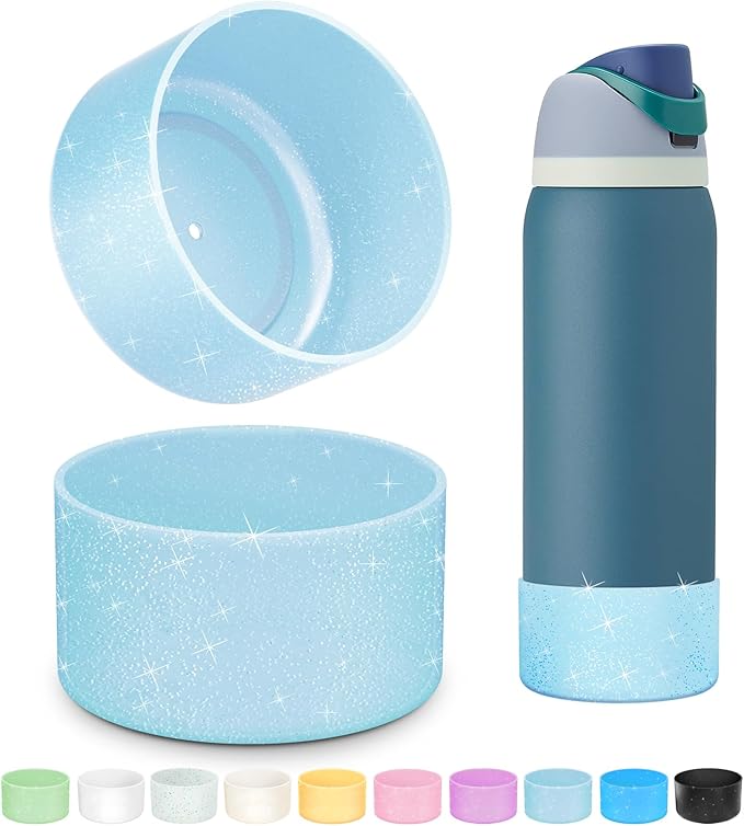 Silicone Boot for Owala Water Bottle 24 oz 32 oz 40 oz, Anti-Slip Protective Sleeve for FreeSip/Twist/Flip Stainless Steel Water Bottles Accessories