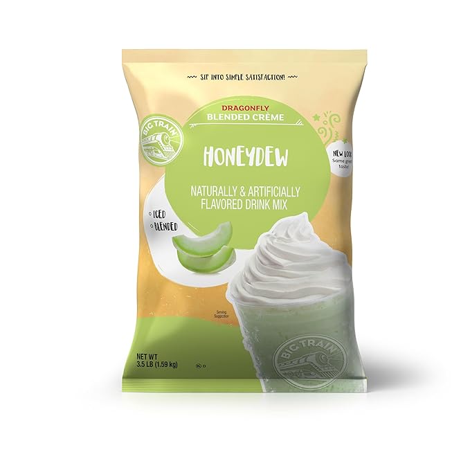 Big Train Dragonfly Honeydew Blended Crème Beverage Mix, 3.5 Pound (Pack of 1)