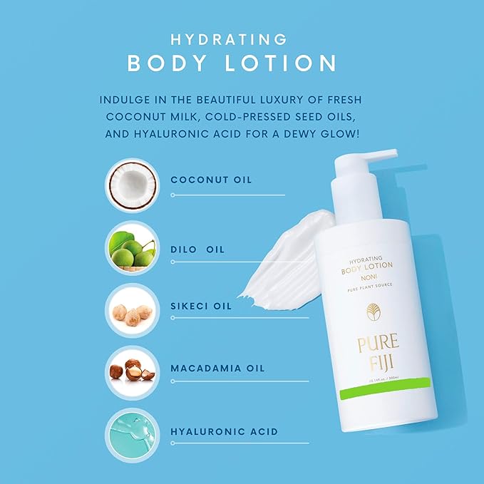 PURE FIJI Hydrating Body Lotion, Noni (10.14 Fl.Oz /300ml)