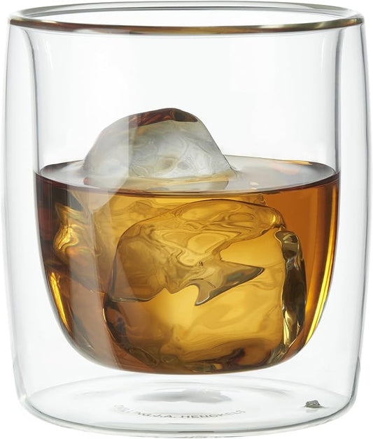 ZWILLING Sorrento 2-pc Double-Wall Tumbler Glass Set - Clear