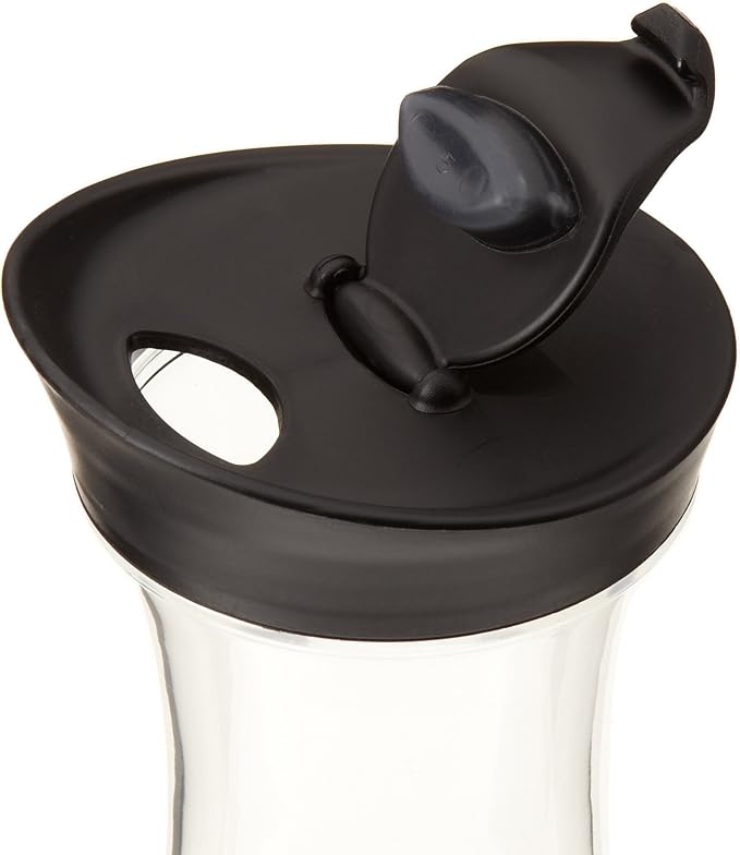 Prodyne Acrylic 36-Ounce Juice Jar, Black, 36 oz.