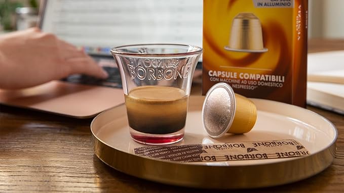 Caffè Borbone Crema Superiore Aluminum Capsules Compatible with Nespresso Original Machines, Medium Roast, 50 Count