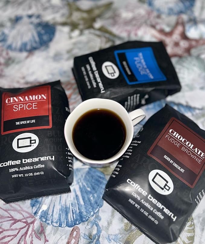 Chocolate Fudge Brownie Flavored Coffee, Specialty Arabica Coffee, Medium Roast, 12 ounce, Automatic Drip (Ground)