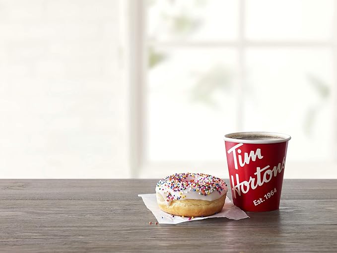 Tim Hortons Dark Roast Coffee, Single-Serve K-Cup Pods Compatible with Keurig Brewers, 24ct K-Cups