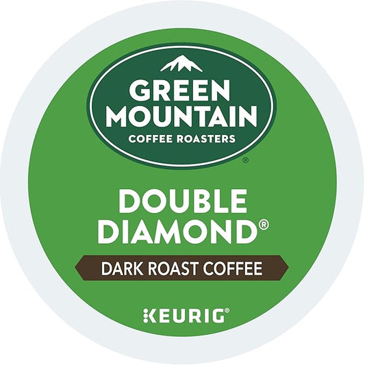 Green Mountain Coffee Double Black Diamond, K-Cup for Keurig Brewers, 24 Count (Pack of 2)