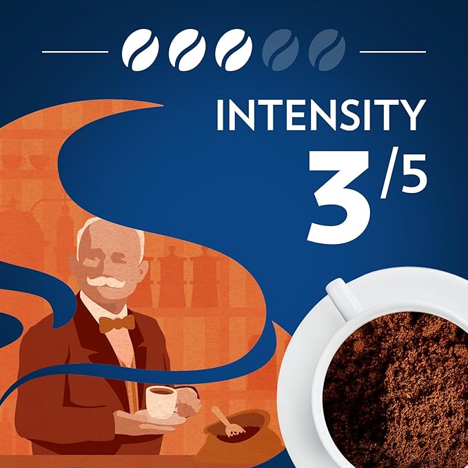 Lavazza Perfetto Ground Coffee Blend, Dark Roast, 20 Ounce, Caramel flavor with Dark and Velvety Texture, 100% Arabica (Pack of 2)