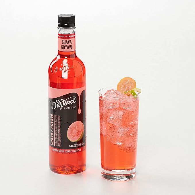 DaVinci Gourmet Classic Guava Syrup, 25.4 Fluid Ounces (Pack of 4)