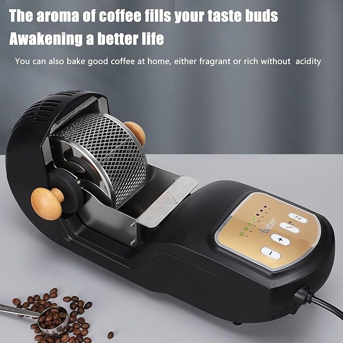 Upgrade Coffee Roaster Machine for Home Use, Household Electric Coffee Bean Roaster Roasting Machine Peanut Bean Home Coffee Roaster