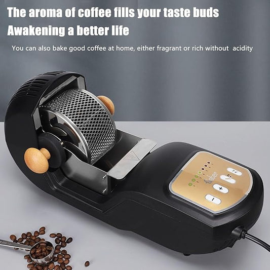 Upgrade Coffee Roaster Machine for Home Use, Household Electric Coffee Bean Roaster Roasting Machine Peanut Bean Home Coffee Roaster