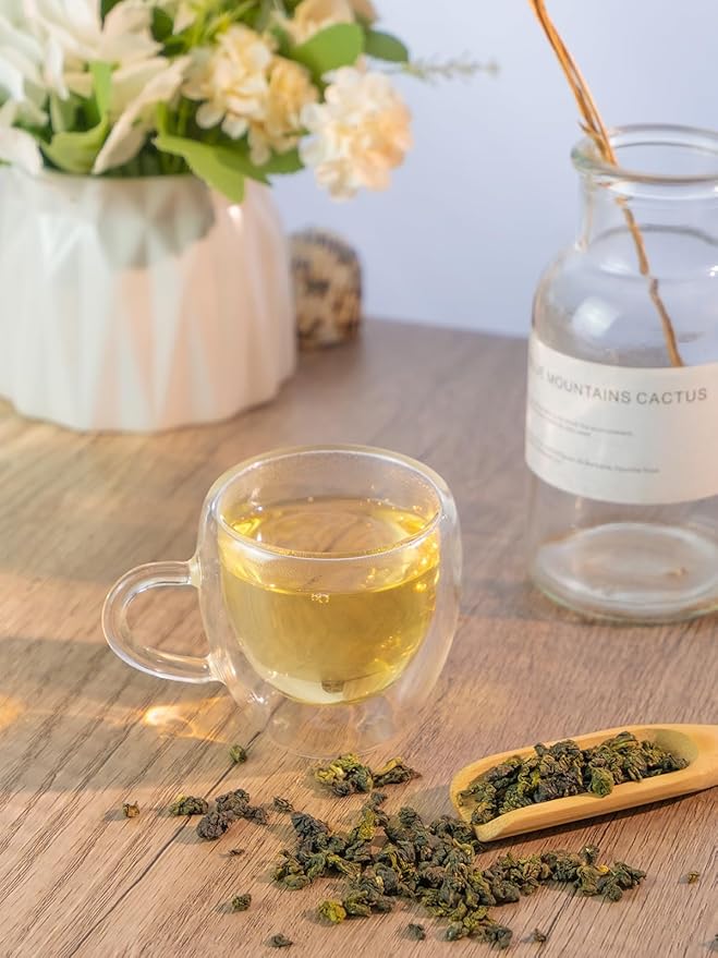 TeeLux Osmanthus Oolong Tea, Oolong Loose Leaf Tea with Osmanthus Flowers, Flavorful & Aromatic, Hot & Iced Tea, 5.3 oz