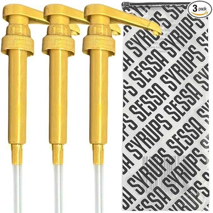 Sessa Syrups Pump Pack With Bag (25.4 Fl Oz, Set of 3)