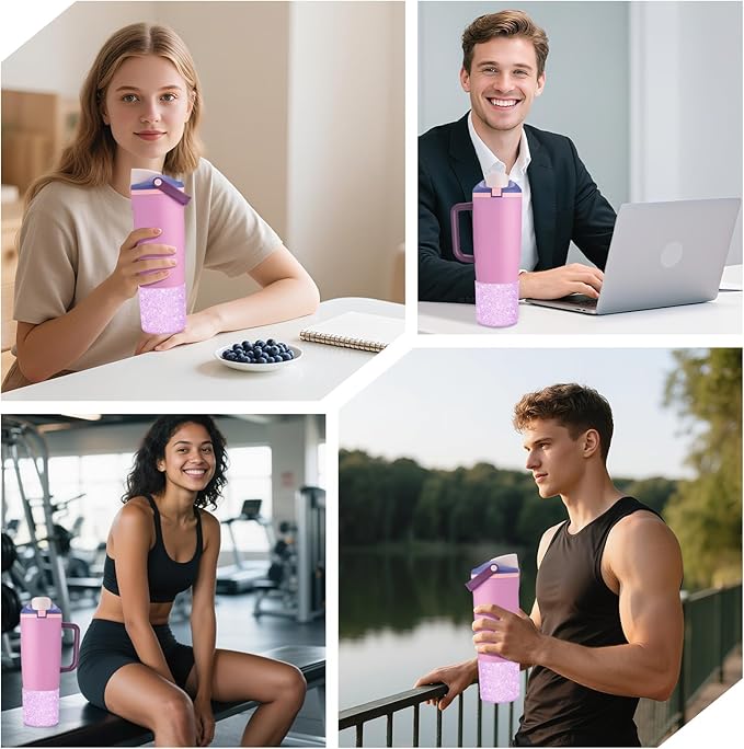 Silicone Higher Boot Compatible with Owala 30oz & 40oz FreeSip Sway Bottles & Tumblers, Large Protection Anti-Slip Bottom Cover Sleeve for Freesip Sway Tumbler and Bottle