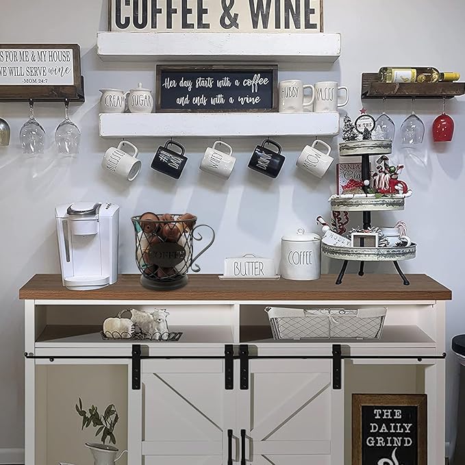 Coffee Pods Storage Basket, Capsule Holder for 35 K Cup Organizer, Basket Decor for Bar Countertop-Brown