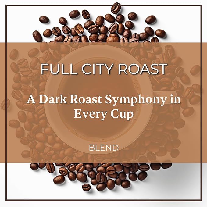 San Diego Coffee Full City Roast, Dark Roast, Ground Coffee, 16-Ounce Bags (Pack of 2) Café molido tostado