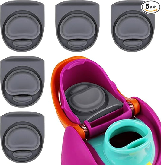 5pcs Rubber Seal Replacement Stopper Compatible with Owala Freesip16/19/24/32/40oz Spout Lid,Water Bottle Gasket Silicone Cap Insert Gasket Stopper Replacement Parts Accessories YA1-01