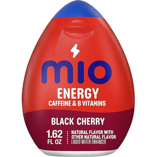 MiO Energy Liquid Water Enhancer, Black Cherry 1.62 oz PACK OF 2