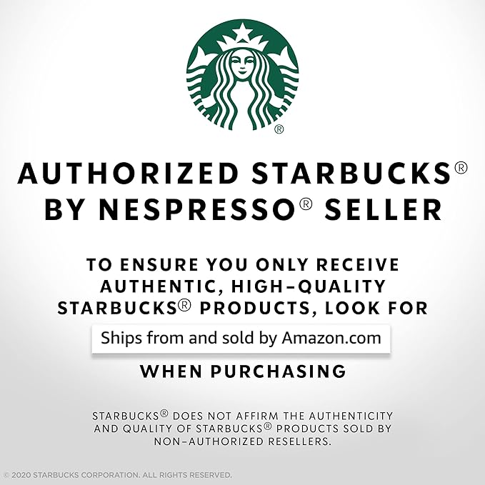 Starbucks by Nespresso Original Line Medium Roast Breakfast Blend Coffee, 50-count Espresso Pods