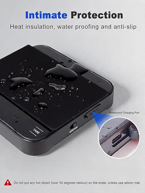 Mini Coffee Scale Digital - 4 Modes, 0.1g Precision, Touch Screen LED Display, 500mAh Type-C Rechargeable, 2099g Max Capacity, Waterproof & Compact for Espresso, Pour Over Coffee, Cooking & Baking
