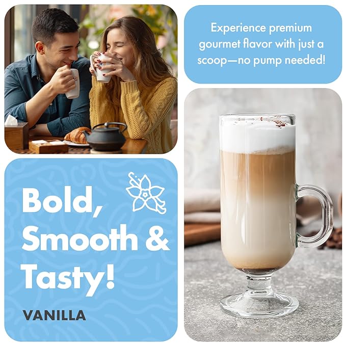 Fifth Avenue Gourmet Premium Powder Flavoring, Zero Sugar, Calories & Carbs, 157g Vanilla Powder for Coffee, Drinks & Treats, Ideal for Keto & Low-Carb Lifestyles - 100 Servings, Vanilla