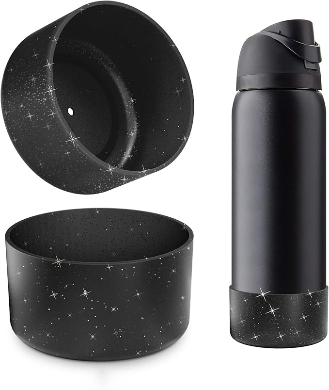 Silicone Boot for Owala Water Bottle 24 oz 32 oz 40 oz, Anti-Slip Protective Sleeve for FreeSip/Twist/Flip Stainless Steel Water Bottles Accessories