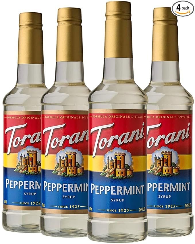 Torani Syrup, Peppermint, 25.4 Ounces (Pack of 4)